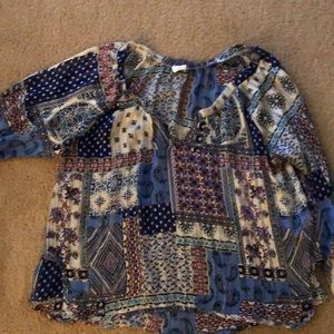 Multi colored blouse